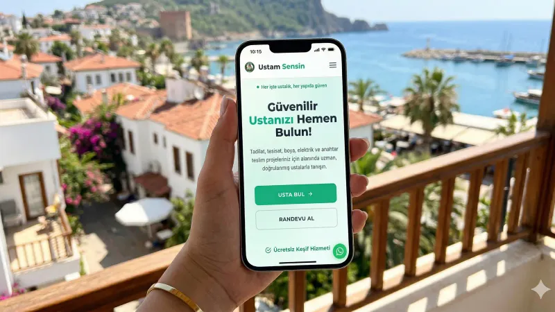 Ustam Sensin Nedir? Manavgat'ta Tadilat ve Yenileme İşleri
